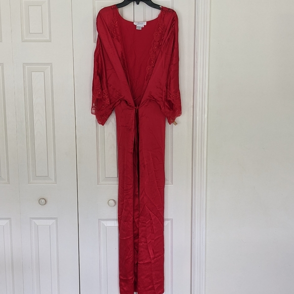 Vintage 1960's Fantasies by Morgan Taylor robe, 100% silk, original Macy tag - Picture 2 of 15